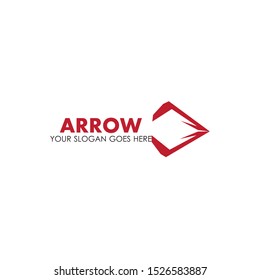Arrow vector illustration icon Logo Template design