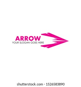 Arrow vector illustration icon Logo Template design