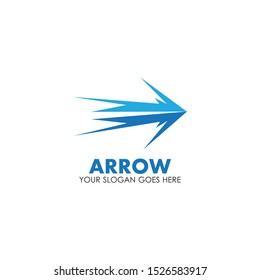 Arrow vector illustration icon Logo Template design