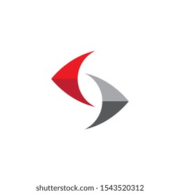Arrow vector illustration icon Logo Template design