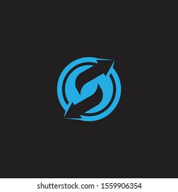 Arrow vector illustration icon Logo Template design