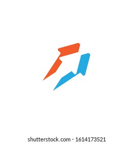 Arrow vector illustration icon Logo Template design