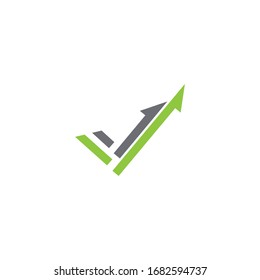 Arrow vector illustration icon Logo Template design