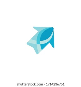 Arrow vector illustration icon Logo Template design