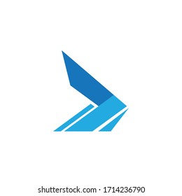 Logo-Vorlagendesign für Vektorgrafik-Pfeilsymbol