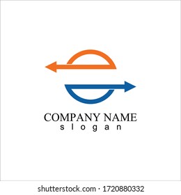 Arrow vector illustration icon logo and symbol template design