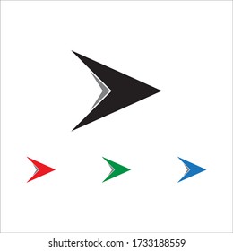 Arrow vector illustration icon logo and symbol template design