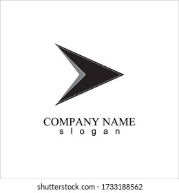 Arrow vector illustration icon logo and symbol template design
