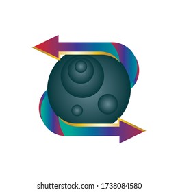 Icono de ilustración de vector de flecha Diseño de plantilla de logotipo
