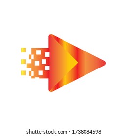 Icono de ilustración de vector de flecha Diseño de plantilla de logotipo
