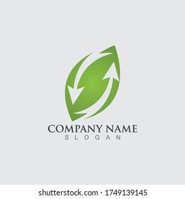 Icono de ilustración de vector de flecha Diseño de plantilla