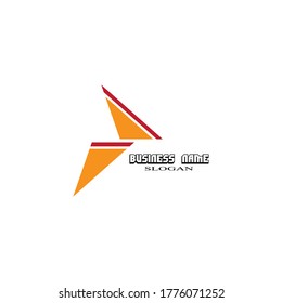 Logo-Vorlagendesign für Vektorgrafik-Pfeilsymbol