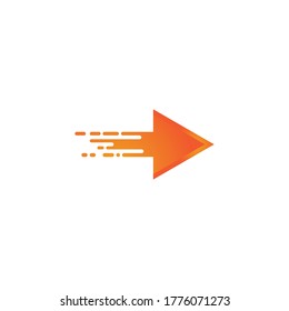 Arrow vector illustration icon Logo Template design