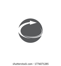 Arrow vector illustration icon Logo Template design