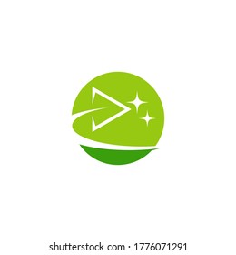 Arrow vector illustration icon Logo Template design