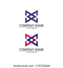 Logo-Vorlagendesign für Vektorgrafik-Pfeilsymbol