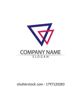 Arrow vector illustration icon Logo Template design