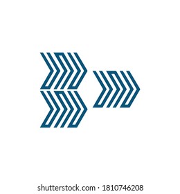 Arrow vector illustration icon Logo Template design