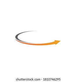 Logo-Vorlagendesign für Vektorgrafik-Pfeilsymbol