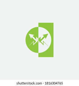 Arrow vector illustration icon Logo Template design