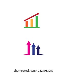 Arrow vector illustration icon Logo Template design