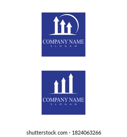 Arrow vector illustration icon Logo Template design