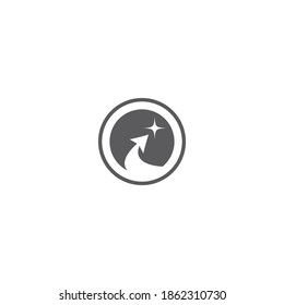 Arrow vector illustration icon Logo Template design