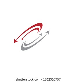 Arrow vector illustration icon Logo Template design