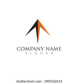 Arrow vector illustration icon Logo Template design