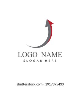 Arrow vector illustration icon Logo Template design
