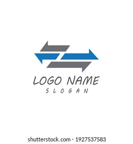 Arrow vector illustration icon Logo Template design