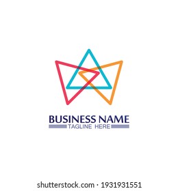 Arrow vector illustration icon Logo Template design