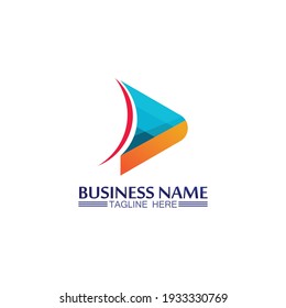 Arrow vector illustration icon Logo Template design