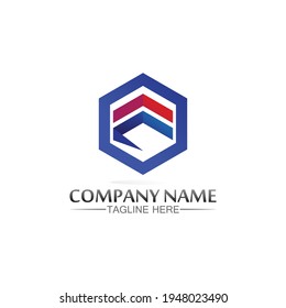 Vektorgrafik-Symbol Logo-Design-Medien, Abspielen, Musik, schnelles Logo und Business