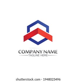 Arrow vector illustration icon Logo Template design media, play, music, fast logo and business