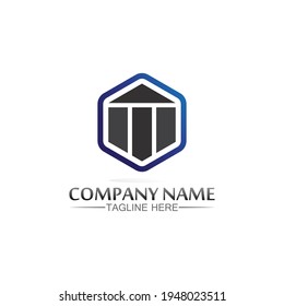 Arrow vector illustration icon Logo Template design media, play, music, fast logo and business