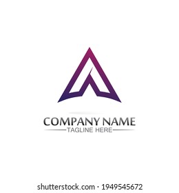 Arrow vector illustration icon Logo Template design