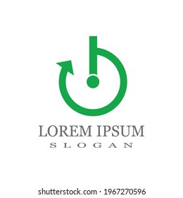Arrow vector illustration icon Logo Template design