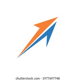 Arrow vector illustration icon Logo Template design