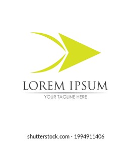 Arrow vector illustration icon Logo Template design