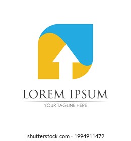 Arrow vector illustration icon Logo Template design