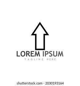 Arrow vector illustration icon Logo Template design