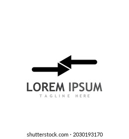 Arrow vector illustration icon Logo Template design