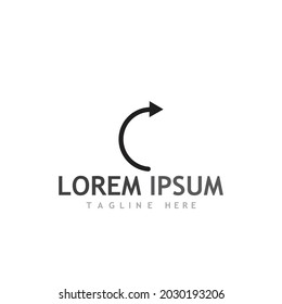 Arrow vector illustration icon Logo Template design