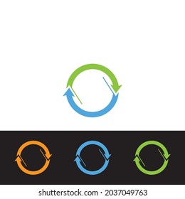 Arrow vector illustration icon Logo Template design