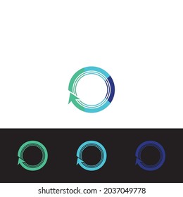 Arrow vector illustration icon Logo Template design