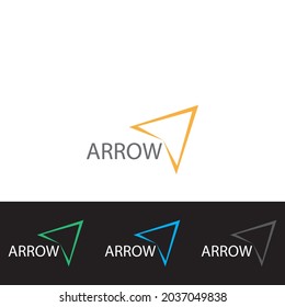 Arrow vector illustration icon Logo Template design