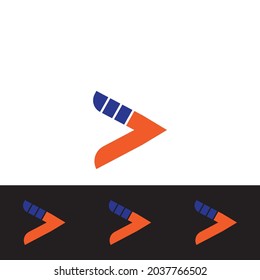 Arrow vector illustration icon Logo Template design