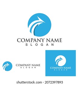 Arrow vector illustration icon Logo Template design