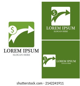 Arrow vector illustration icon Logo Template design